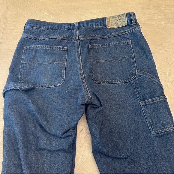 RedHead Relaxed Blue Denim Jeans Lined Work Blue Collar - Picture 9 of 10